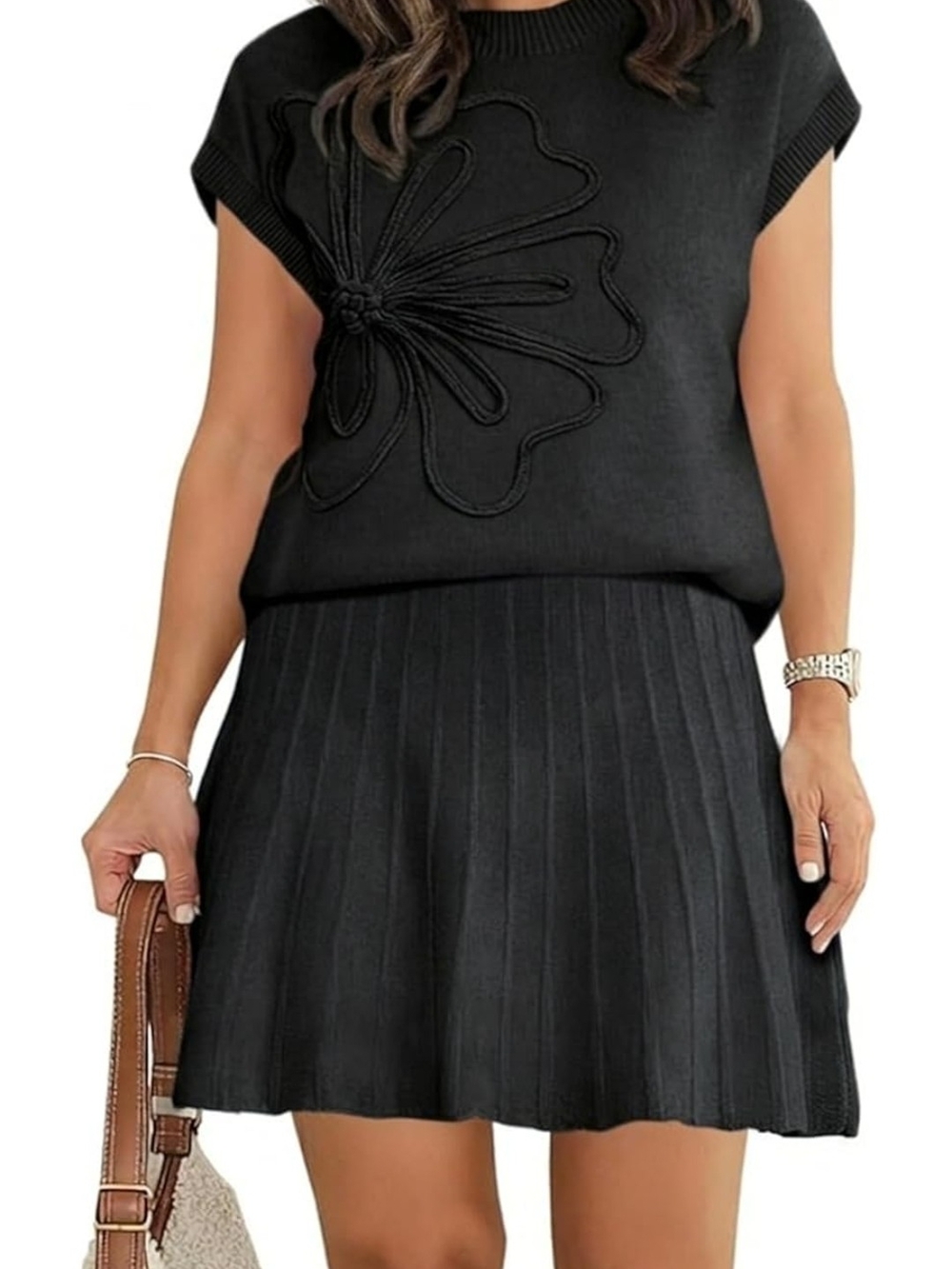 Womens Skirt And Top Set